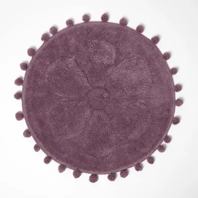 Homescapes kopalniška preproga rond rožnata fleur tuftanae, 60 c