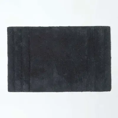 Homescapes kopalniška preproga spa ultra doux črna