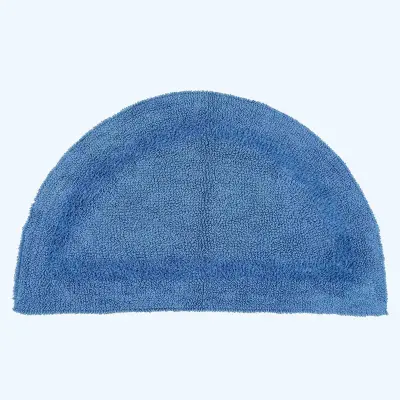 Homescapes kopalniška preproga demi-lune iz bombaža, 50 x 80 cm - modra cobalt