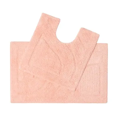 Homescapes kopalniška preproga pur coton haut de gamme 2 pièces pêc