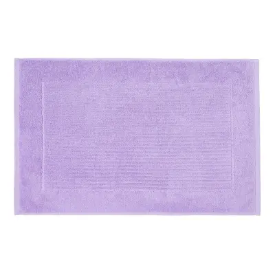 Homescapes kopalniška preproga enobarvna 100% bombaž turc lila