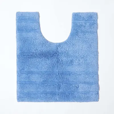 Homescapes kopalniška preproga spa ultra doux contour wc modra