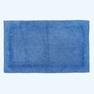 Homescapes grand kopalniška preproga iz bombaža, 70 x 120 cm - modra cobalt