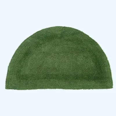 Homescapes kopalniška preproga demi-lune iz bombaža, 50 x 80 cm - zelena bouteille