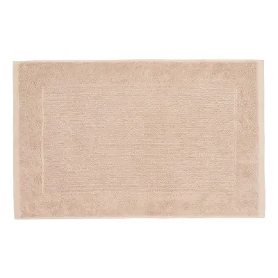 Homescapes kopalniška preproga enobarvna 100% bombaž turc bež