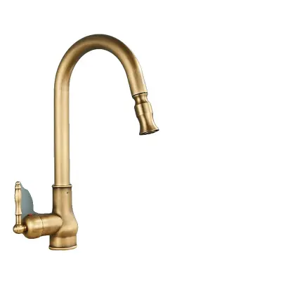 Kuhinjski pipa, izvlečna šoba, montirana na pult, Antik medenina