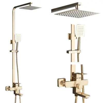 Kopalniška pipa, klasična zasnova z dvema ročajema, poliran medenina, brušeno zlato