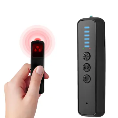 Detektor skritih kamer, zaznavanje RF signalov, večsmerejno skeniranje, Oranžna