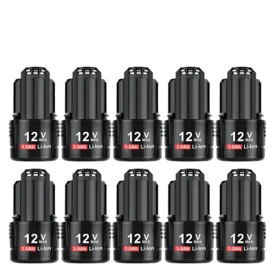 Zamenjava baterije za Bosch orodja, kapaciteta 3000mAh, združljiva z več modeli, 10Pack 3000mAh