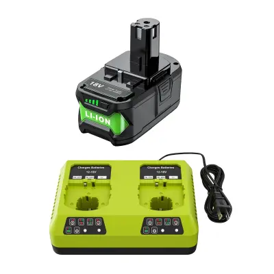 Zamenjava baterije Ryobi P108, kapaciteta 8000mAH, Li-Ion tehnologija, 1X8.0 Z 6A Polnilcem