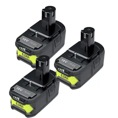 Ryobi 18V Litij-ionska baterija, 9.0Ah in 6.0Ah možnosti, CE in RoHS certificirano, 3PCS 6.0Ah