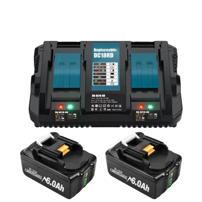 Baterija, 18V Li-ion, LED indikator, 2 6Ah 6A polnilec