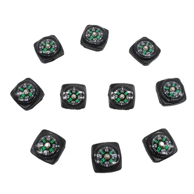 10-Delni Komplet Mini Kompasov za Ključe - Prenosno Orodje za Navigacijo