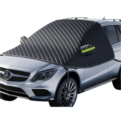 Univerzalna snežna prevleka za vetrobransko steklo SUV - 3 okenska avtomobilska prevleka z vrečko za shranjevanje