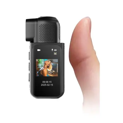 Prenosna akcijska kamera za kolesarjenje z magnetnim držalom in HD snemanjem Black