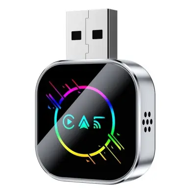 Brezžični adapter CarPlay/Android Auto/Mirror Link - Srebrna meteorska oblika