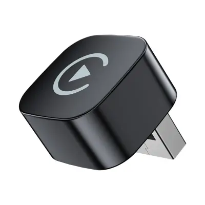 Brezžična pametna povezovalna škatla 2 v 1 CarPlay Android Auto Black