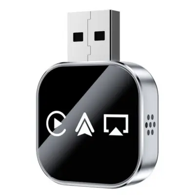 Brezžični adapter CarPlay/Android Auto/Mirror Link Q1AS - Srebrn 3-v-1