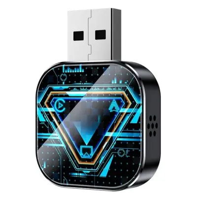 Brezžični adapter CarPlay/Android Auto/Mirror Link Q1AS - Black Tech Blue