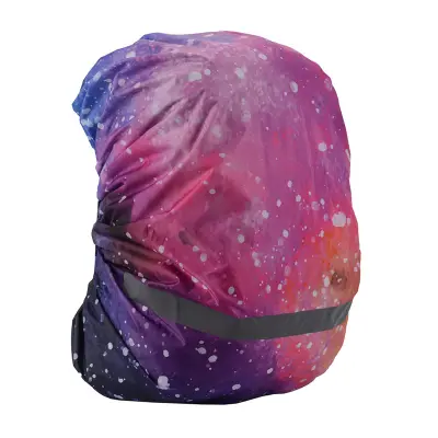 Vodoodporna prevleka za nahrbtnik z odsevnim trakom  L Rožnato zvezdnato nebo