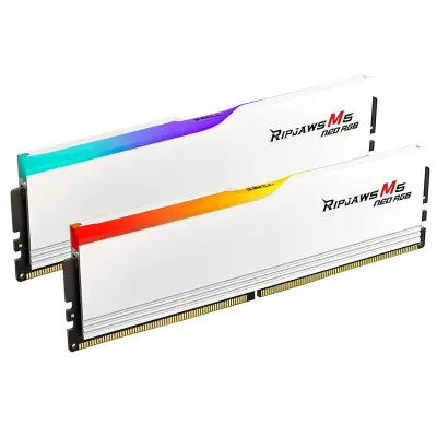RAM pomnilnik G.SKILL Ripjaws M5 Neo RGB 64GB (2x32GB) 6000MT/s DDR5 CL36 EXPO/XMP (F5-6000J3636F32GX2-RM5NRW)