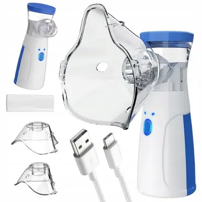 Prenosni baterijski USB ultrazvočni inhalator nebulator za otroke in odrasle