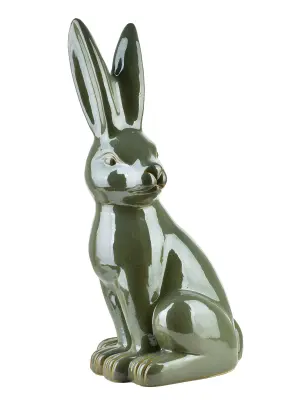 Mave Green Keramična Figura Zajca 25X19X48Cm