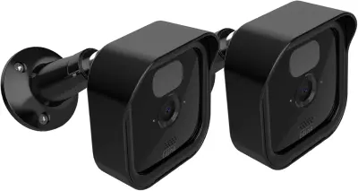 Nosilci za zunanje kamere Blink s 360° ohišji, stenska ali stropna montaža, odporni na vremenske vplive, črni, komplet 2 kosa