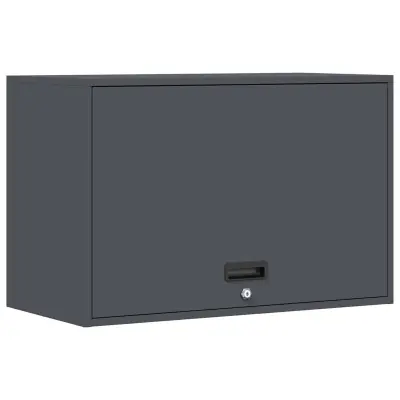 vidaXL Stenska omara za garažo Antracit 80 x 40 x 53 cm