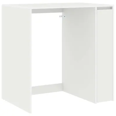 vidaXL Omara za pralni stroj Bela 87 x 60 x 89 cm Konstruiran les