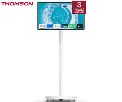 THOMSON 27UE7M45 GO Plus Pro TV sprejemnik, 69cm (27"), 4K UHD, Android, 9000 mAh baterija, zaslon na dotik, bel