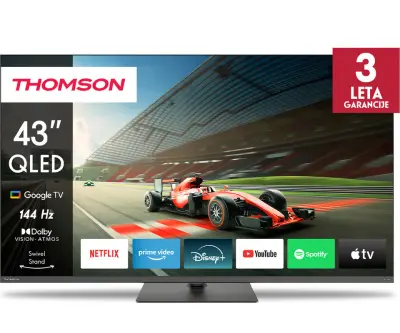 Televizor THOMSON 43QG7C04 109cm (43"), QLED PRO, 144Hz, HDR10, Google TV