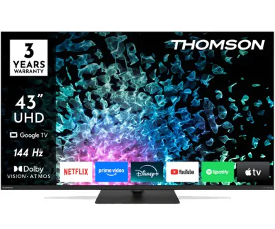 Televizor THOMSON 43MG7C15 QD-MiniLED, 109 cm (43"), 4K UHD, QUantumDot, Google TV, 144Hz, HDR10
