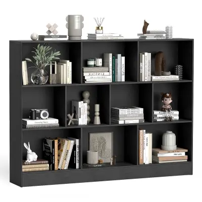 Knjižnica z 10 policami Knjižnica za dnevno sobo