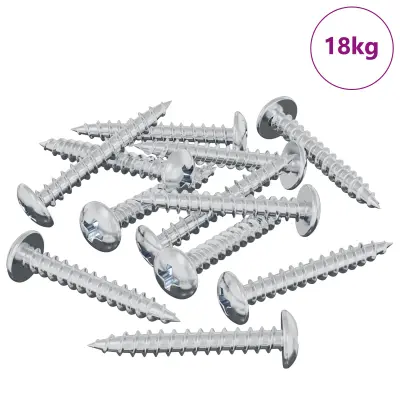 vidaXL Lesen vijak 8182 pcs srebrna M4 x 28 mm elezo