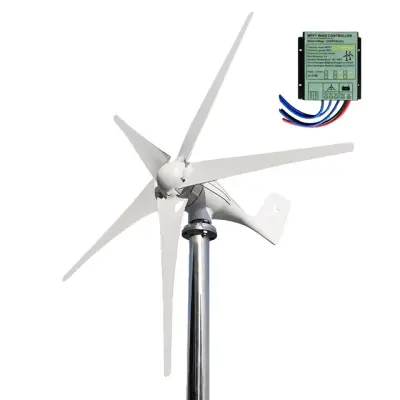 Generator vetrne turbine, 3000W moč, MPPT sistem brez omrežja, 12V, z MPPT krmilnikom, 3000W