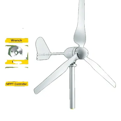5000W Vetrna Turbina Generator, Visoka Učinkovitost, Trajna Konstrukcija, 2KW Z Nadzornikom, 48V