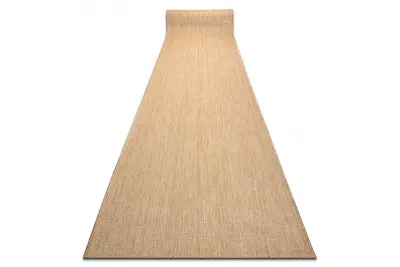 Preproga v videzu sisala SION Melange plosko tkanje naravno ekru 100 100x180 cm