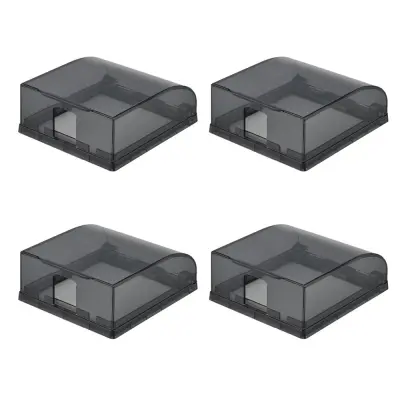 4-Pack Zaščitni Pokrov za Vtičnice, 86 Tip Vodoodporna Škatla, Samolepilna Zaščita