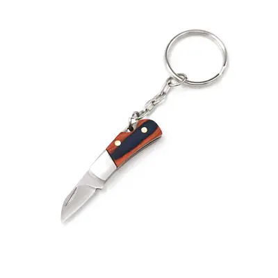 Mini kamuflažni žepni nož - zložljiv nož iz nerjavečega jekla za ključe