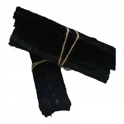 Naravno dekorativno lubje v črni barvi, lesne plošče s teksturo semiša za aranžiranje, komplet 3 kosi, višina dekoracije