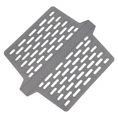 Večfunkcijska silikonska podloga za sušenje posode za kuhinjski pult