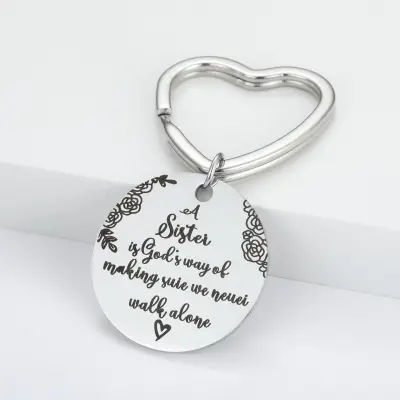 Sestrska verižica za ključe - proslavite svojo vez