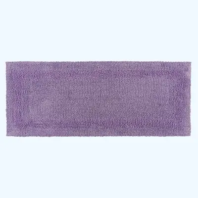 Homescapes kopalniška preproga long iz bombaža, 40 x 100 cm – lila