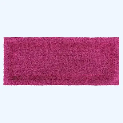 Homescapes kopalniška preproga long iz bombaža, 40 x 100 cm – malinova