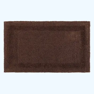 Homescapes grand kopalniška preproga iz bombaža, 70 x 120 cm – čokoladna