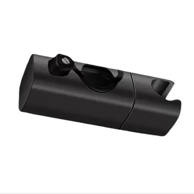 Nastavljiv nosilec za glavo prhe - brez vrtanja, univerzalni za 22-25mm palice Black