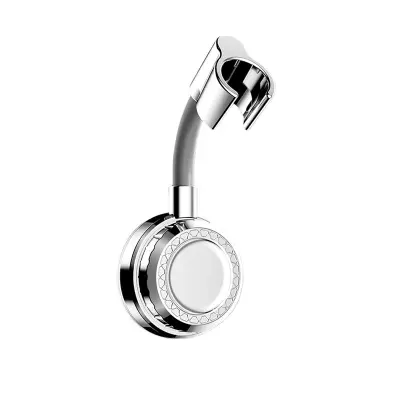 Univerzalno držalo za glavo prhe s priseskom - nastavljivo, brez vrtanja Silver