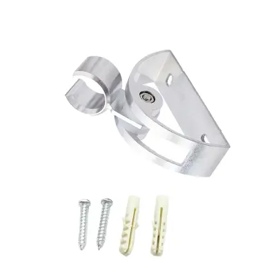 Držalo za tuš glavo iz vesoljskega aluminija, stensko