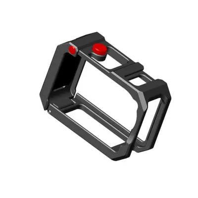 Action6 Aluminum Alloy Camera Cage Compatible with DJI Action 6 — Metal Protective Frame with Magnetic Quick-Release Handle